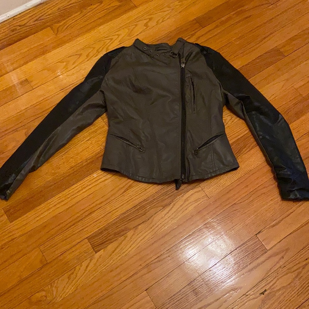 Moto Faux Leather Jacket